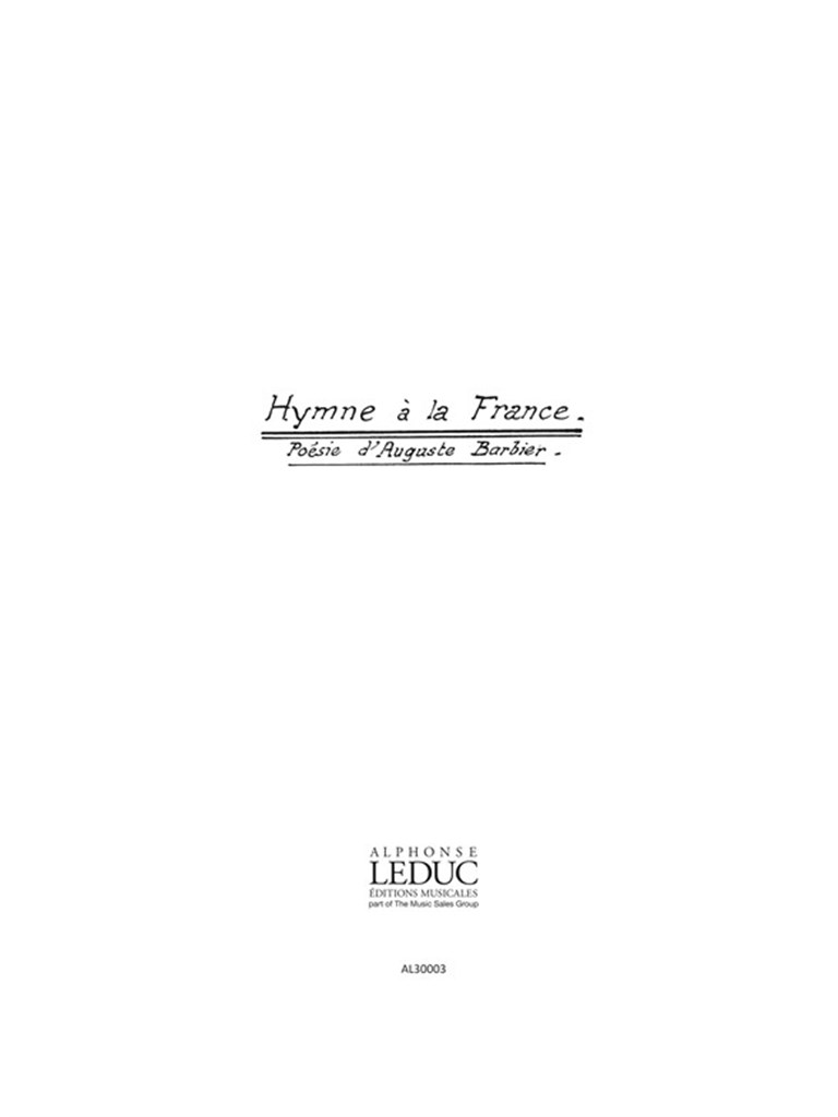 Hymne A La France -Vox Populi