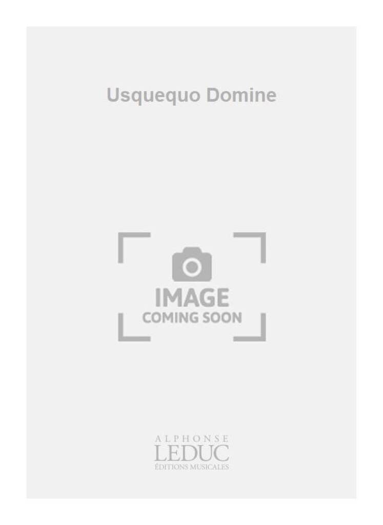 Usquequo Domine