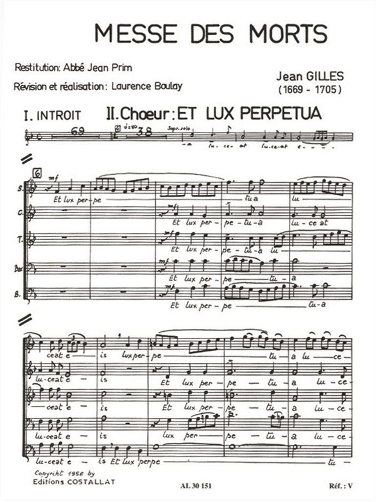 Messe Des Morts -Requiem