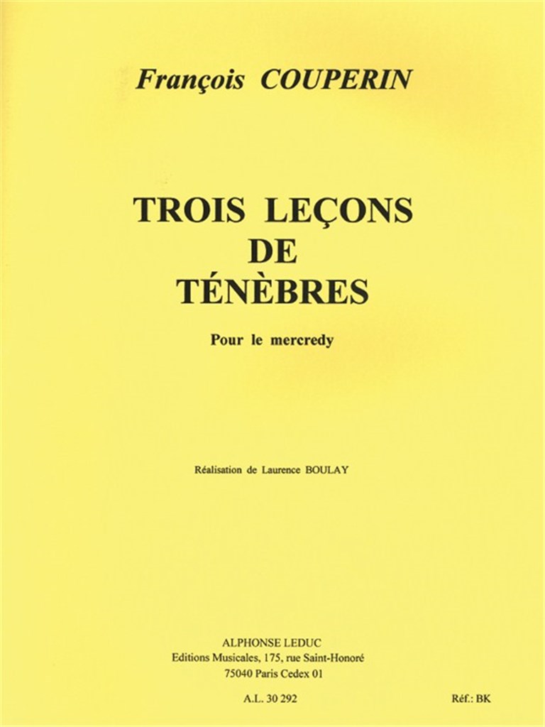 3 Lecons De Tenebres