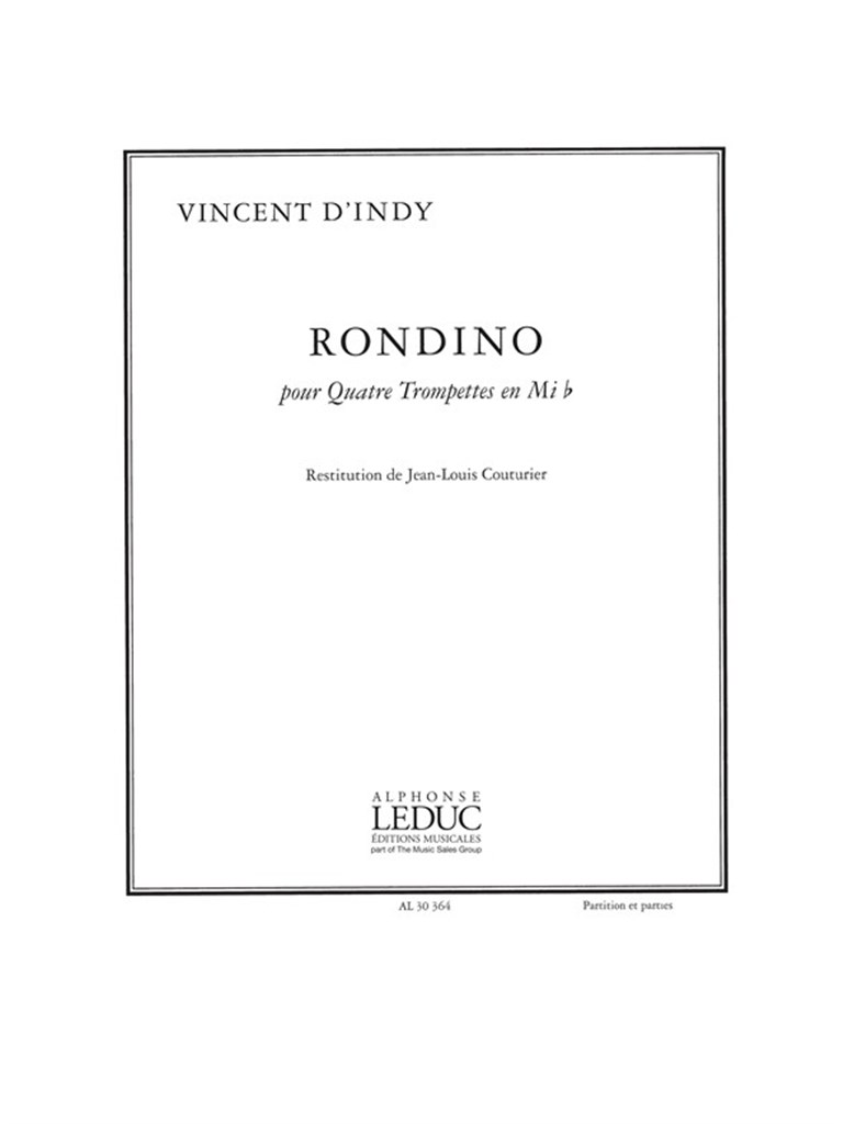 Indy Vincent D Rondino 4 Trumpets In E Flat