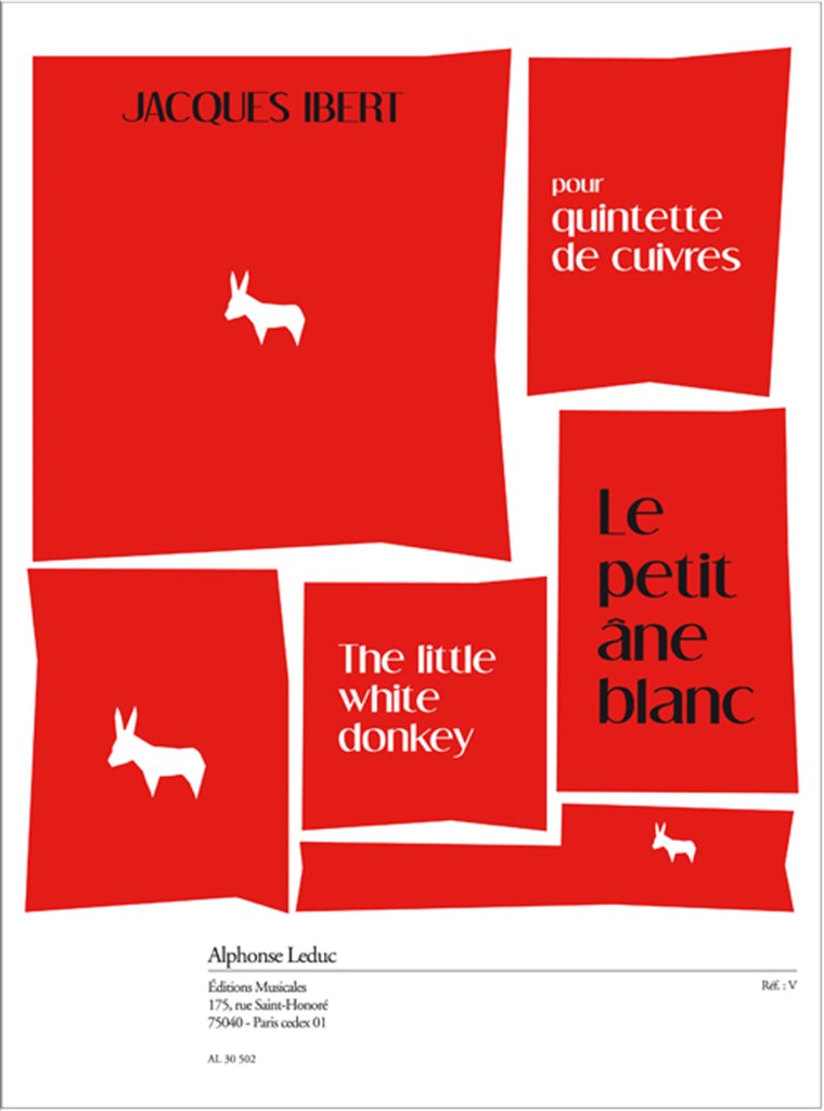 Le petit ane blanc arrangement de Mccullough