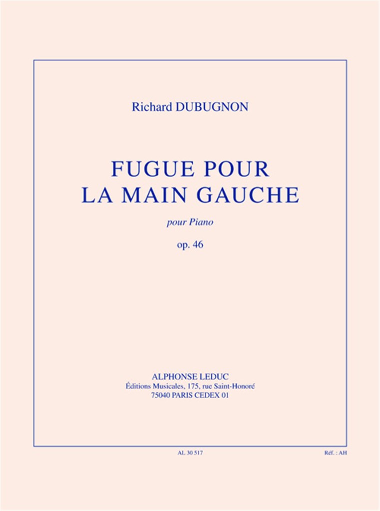 Fugue pour la main gauche, op. 46