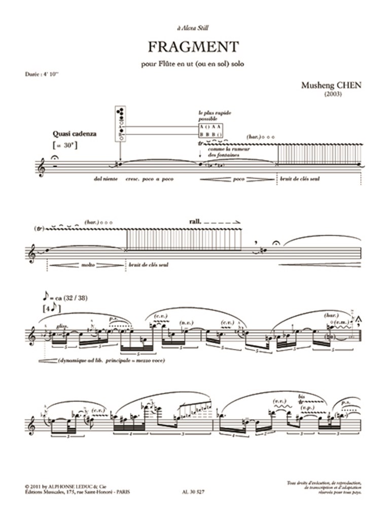 Fragment, Extrait de Les Franges Du Rêve