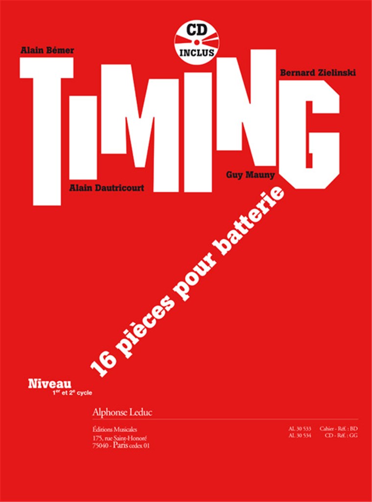 Timing, 16 Pieces for Drums