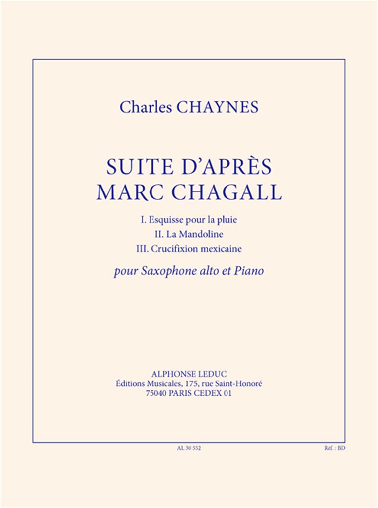 Suite D'Apres Marc Chagall