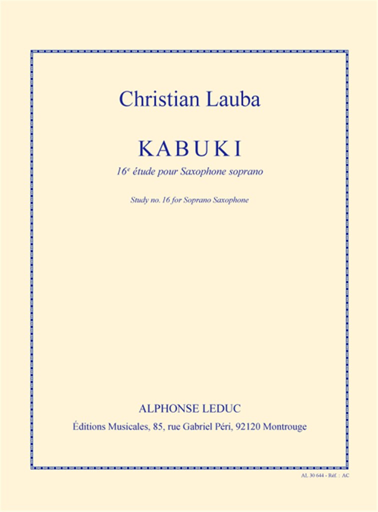 Kabuki -16ème Etude