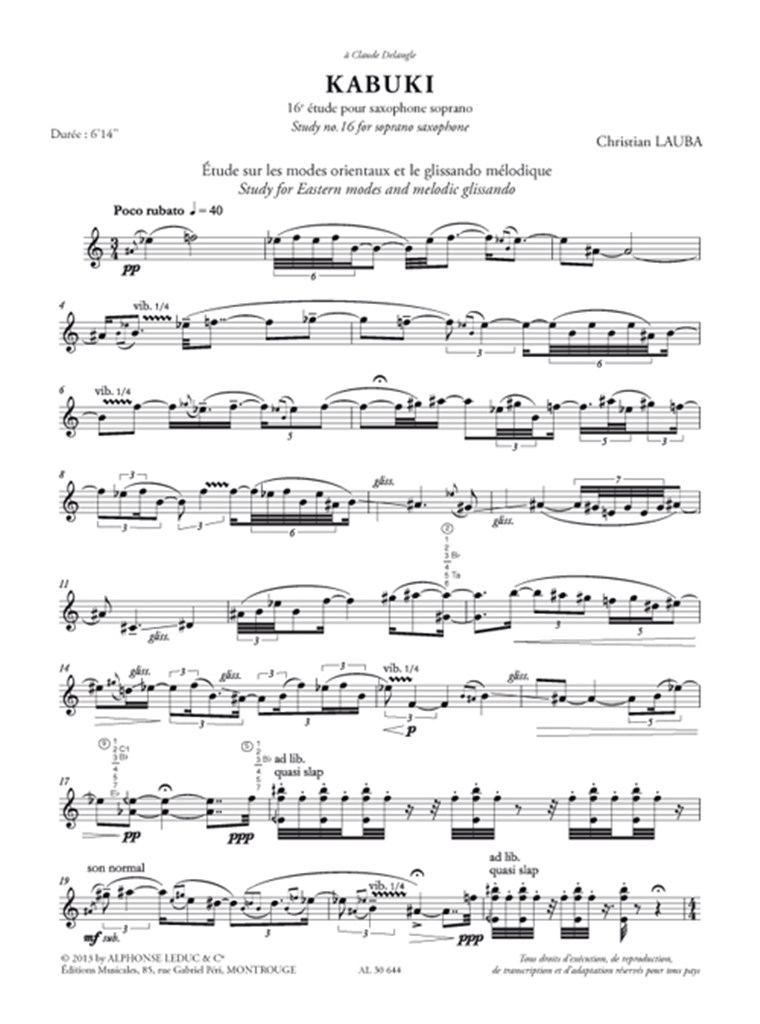 Kabuki -16ème Etude