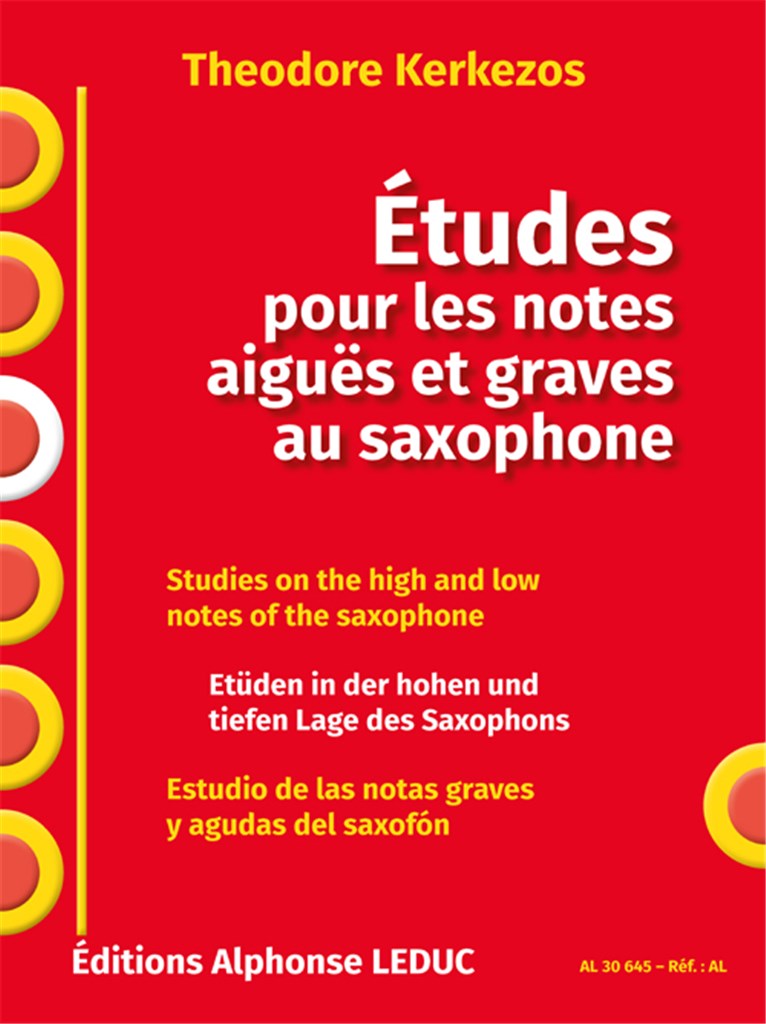 Études pour les notes aigues et graves au saxo