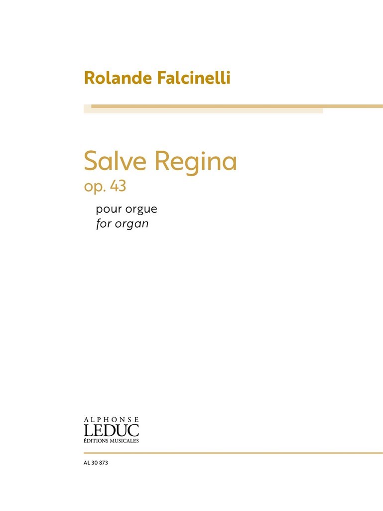 Salve Regina for organ
