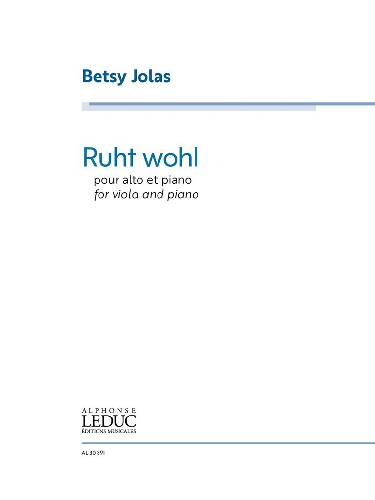 Ruht wohl