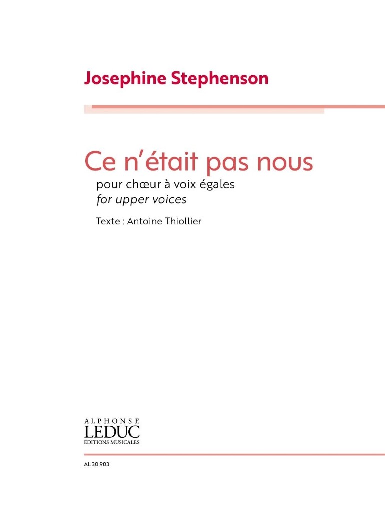 Ce n'était pas nous
