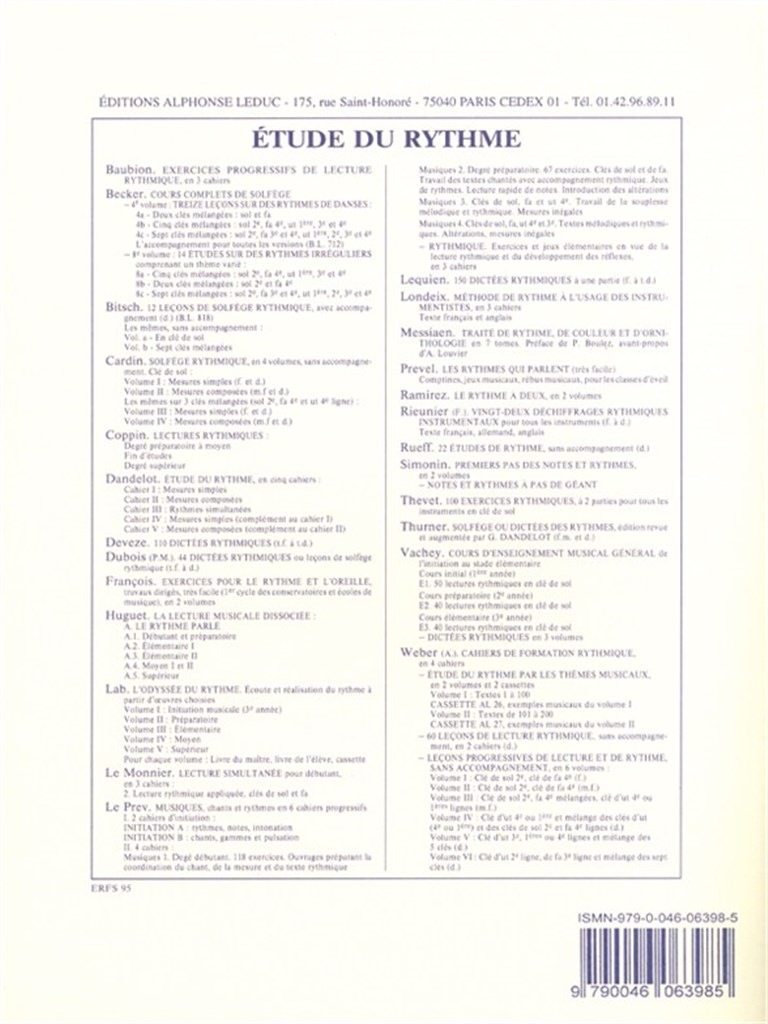 Solfège Ou Dictées Des Ryhtmes