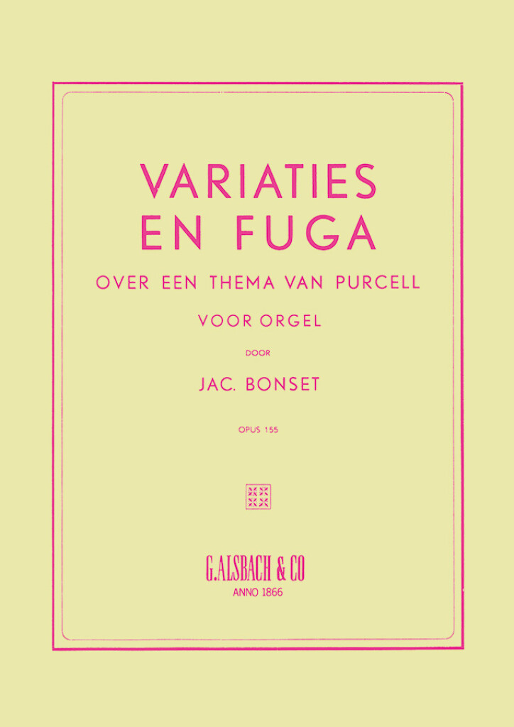 Variaties & Fuga Over Theme Purcell Opus 155