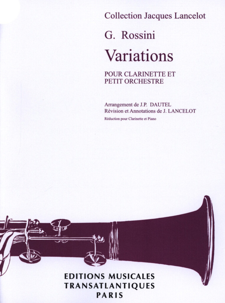 Variations [Clarinette et Orchestre]