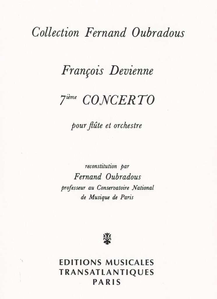 Concerto No.7 [Flute et Orchestre]