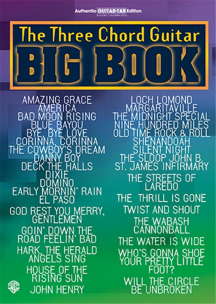 3 Chord Guitar Big Book