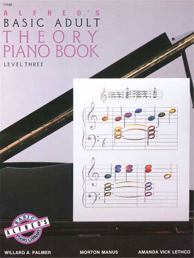 Alfred's Basic Adult Piano Lbrary Theory 3