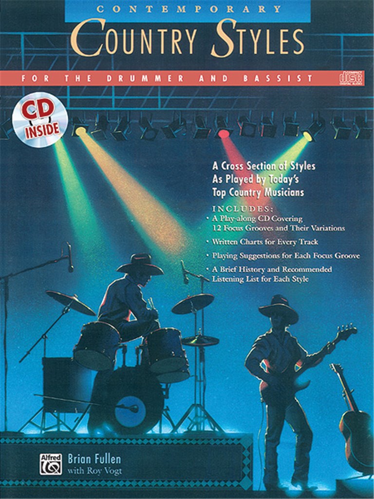 Contemporary Country Styles for Drummer & Bassist