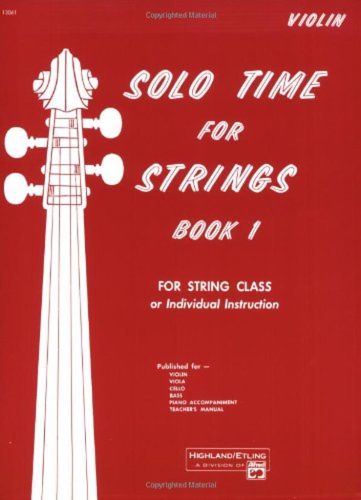 Solo Time for Strings, Book 1