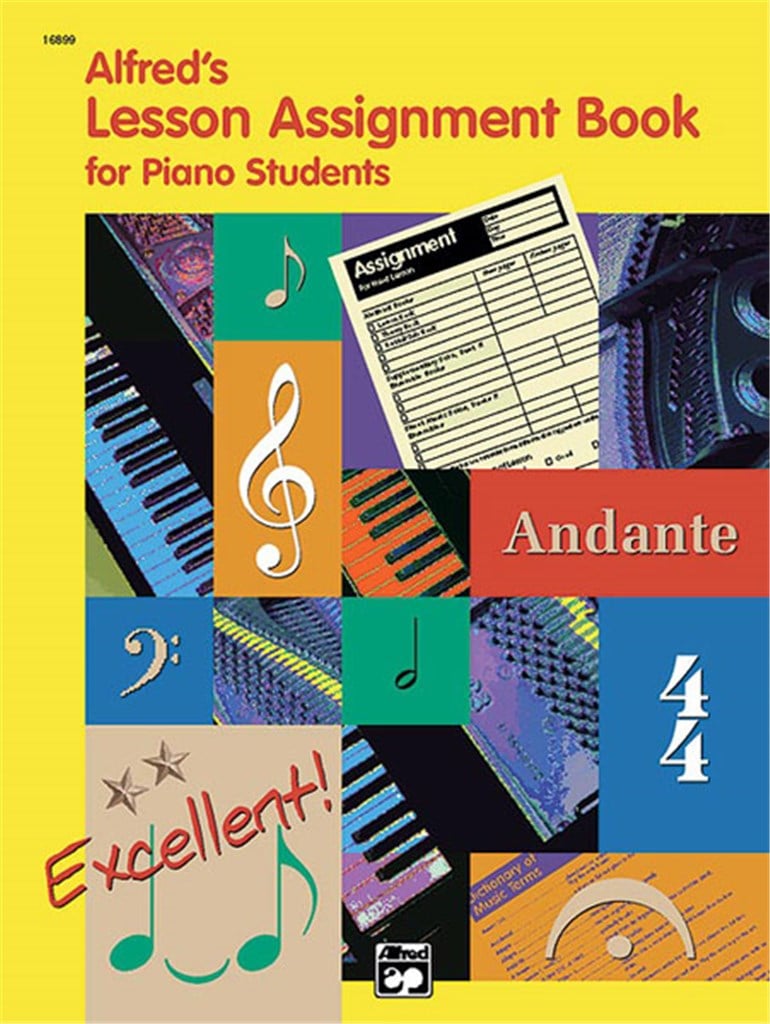 Alfred's Lesson Assignment Book for Piano Students
