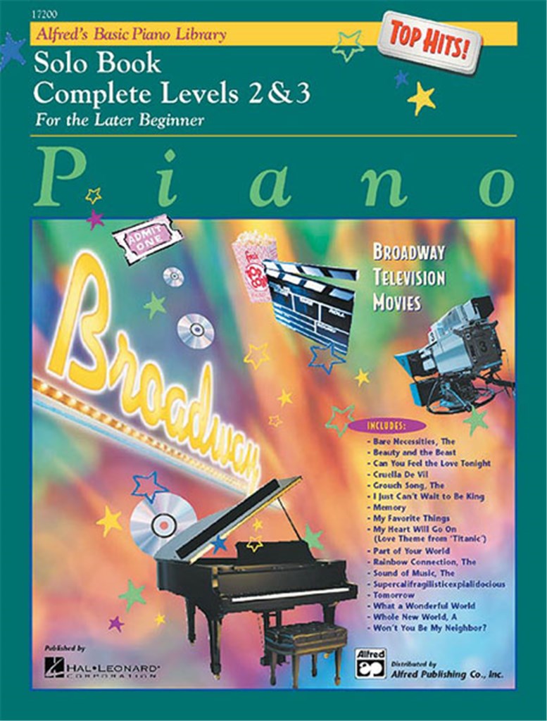 Alfred's Basic Piano Library Top Hits Solo 2-3