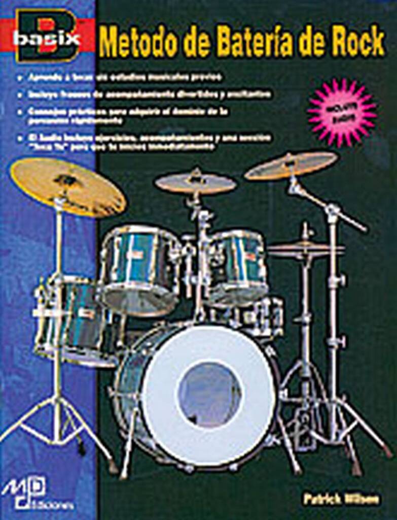 Basix Span/Rock Drum/Bk and CD