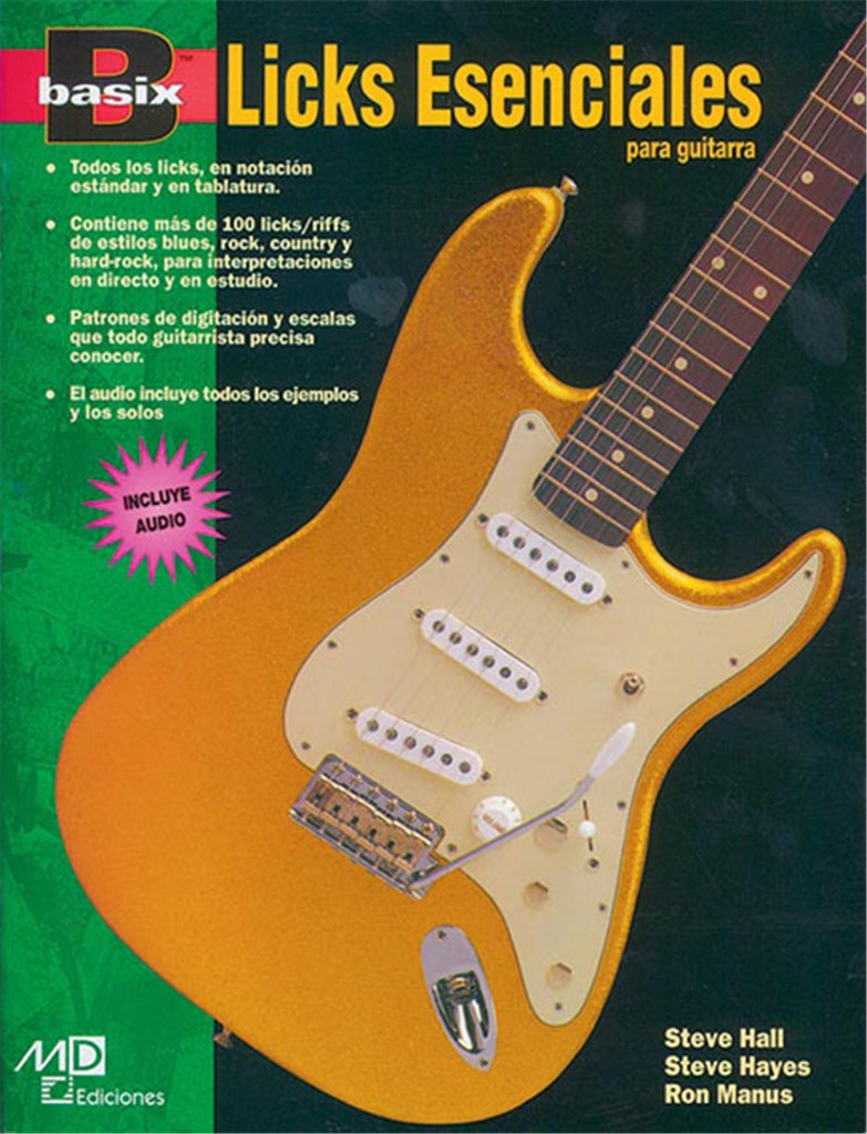 Basix: Essential Licks for Guitar -Spanish Edition