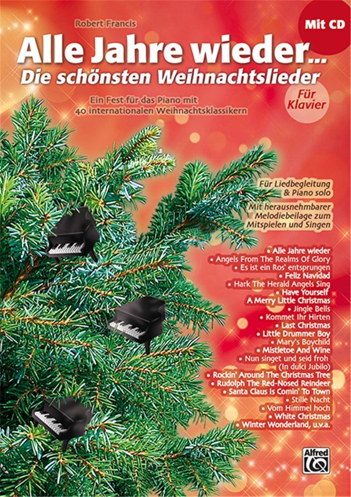 Alle Jahre Wieder-Weihnachtslieder Piano