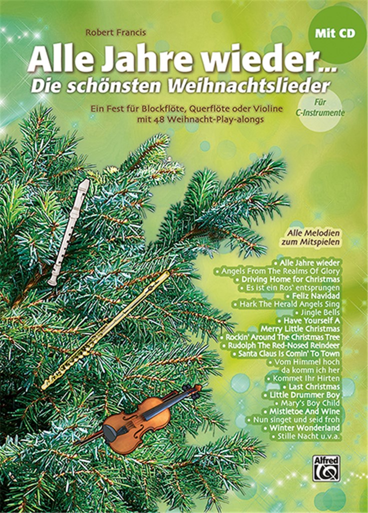Alle Jahre Wieder-Weihnachtslied. C-Inst