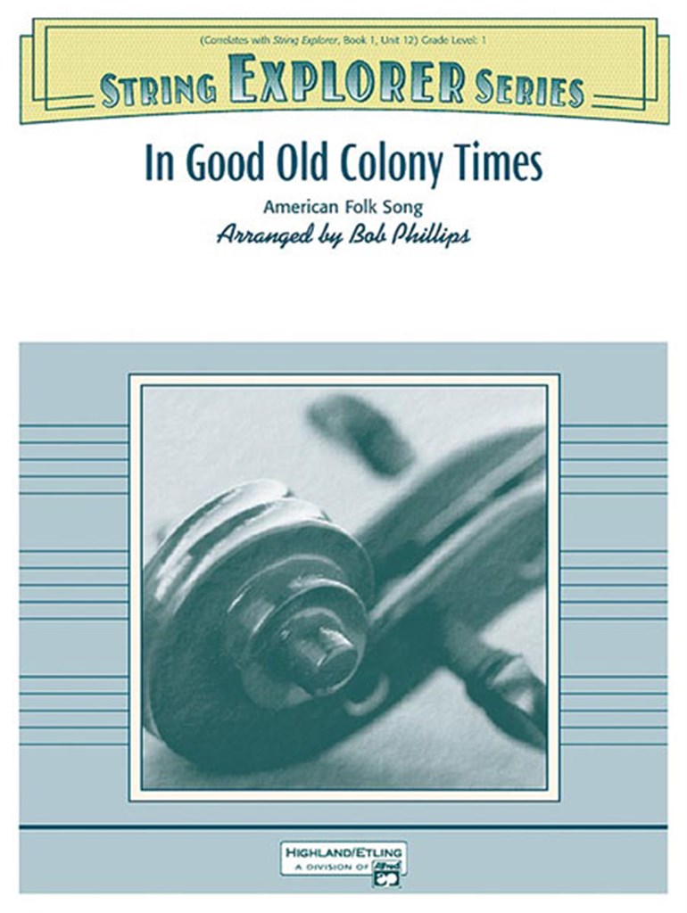 In Good Old Colony Times