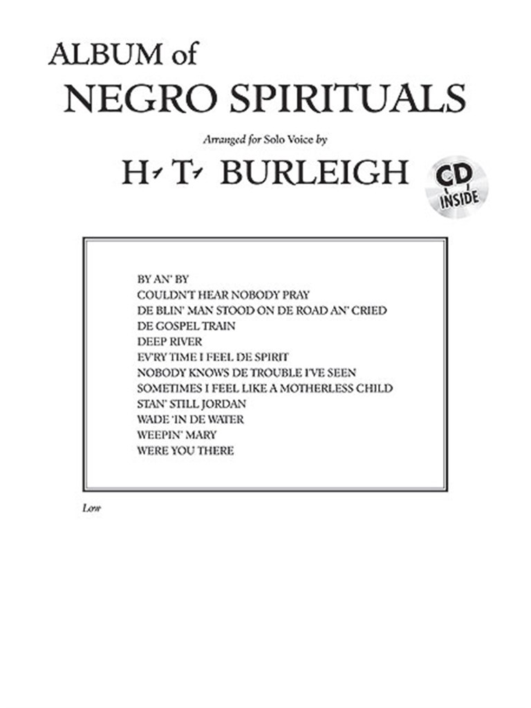 Album of Negro Spirituals