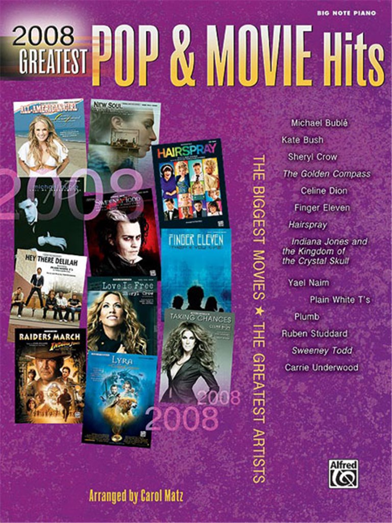 2008 Greatest Pop & Movie Hits