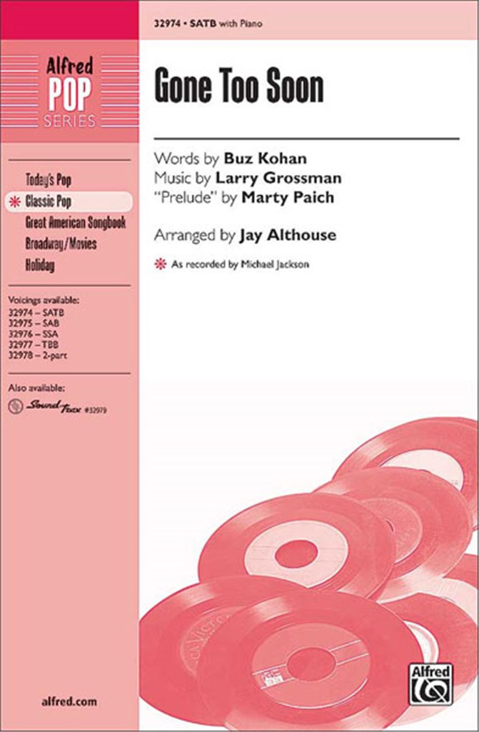 Gone too Soon - SATB