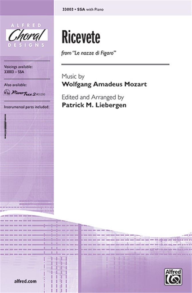 Ricevete (from Le Nozze di Figaro)