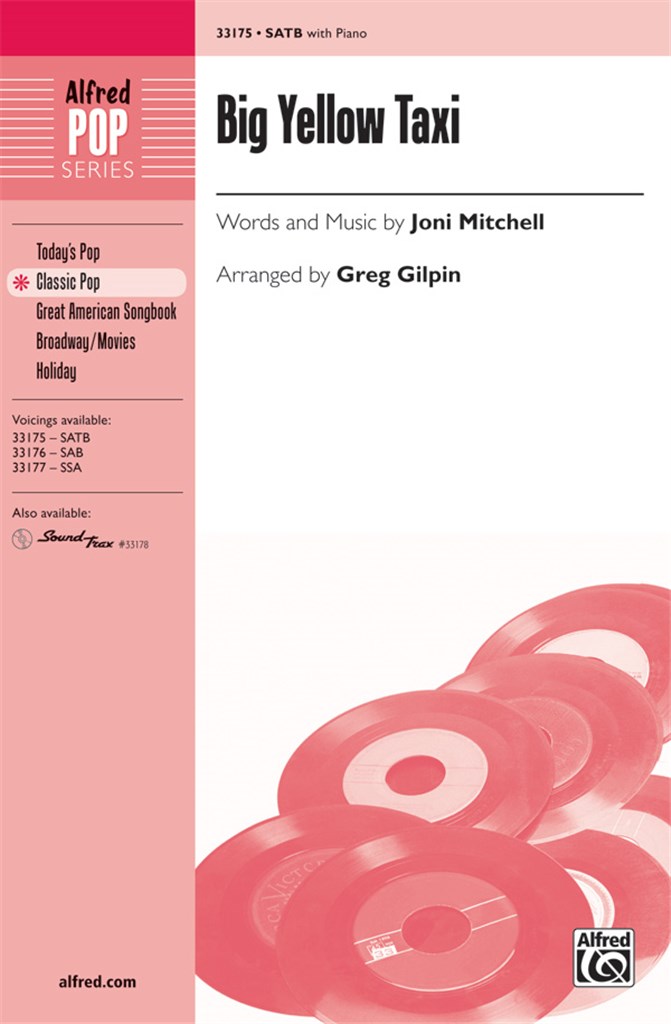 Big Yellow Taxi - SATB
