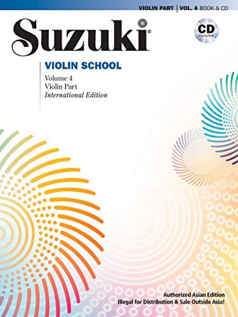 Suzuki Violin School Violin Part&CD, Volume 4