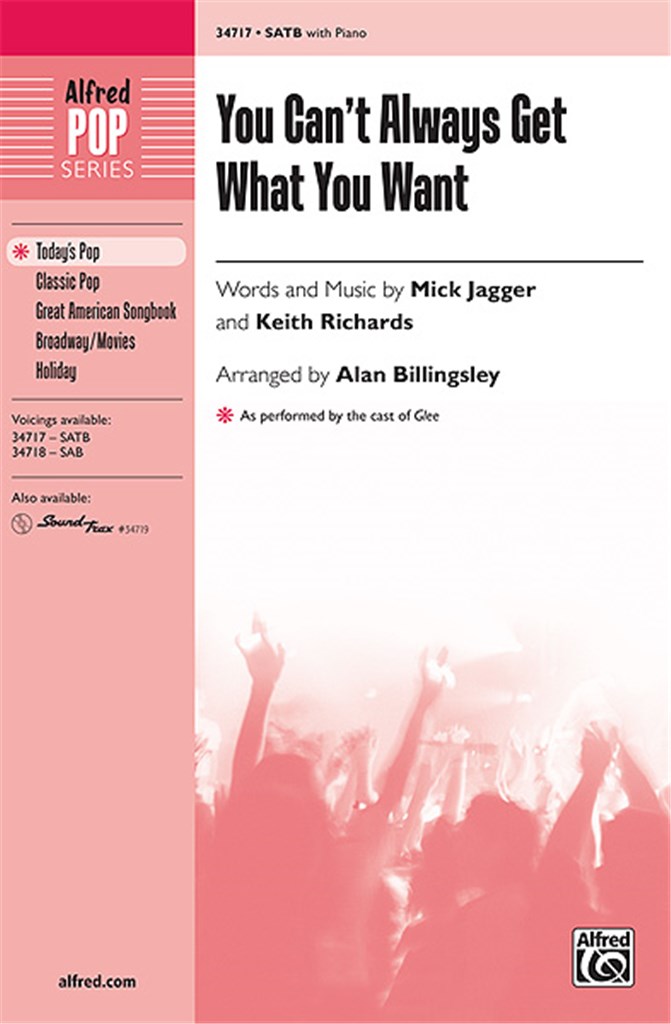 You Can't Always Get What You Want - SATB