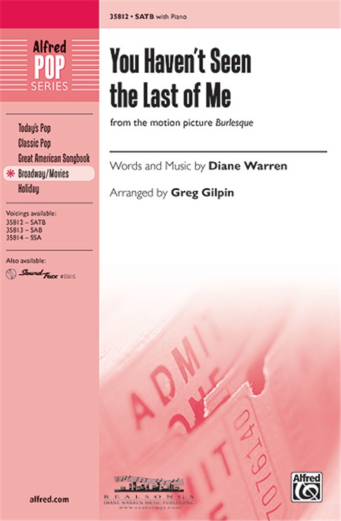 You Haven't Seen the Last of Me
