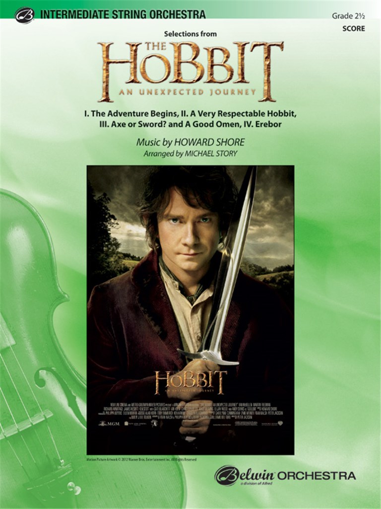 The Hobbit: An Unexpected Journey, Selections from