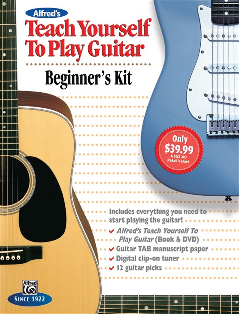 Alfred's Teach Yourself Play Guitar-Beginner Kit