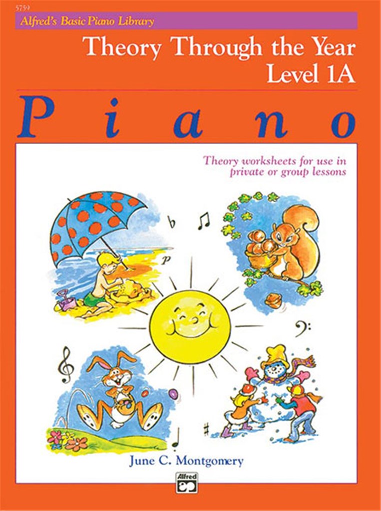 Basic Piano Course: Theory Through the Year Bk 1A