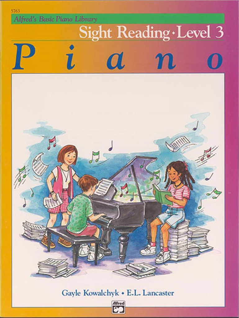 Alfred's Basic Piano Library Sight Reading Book 3
