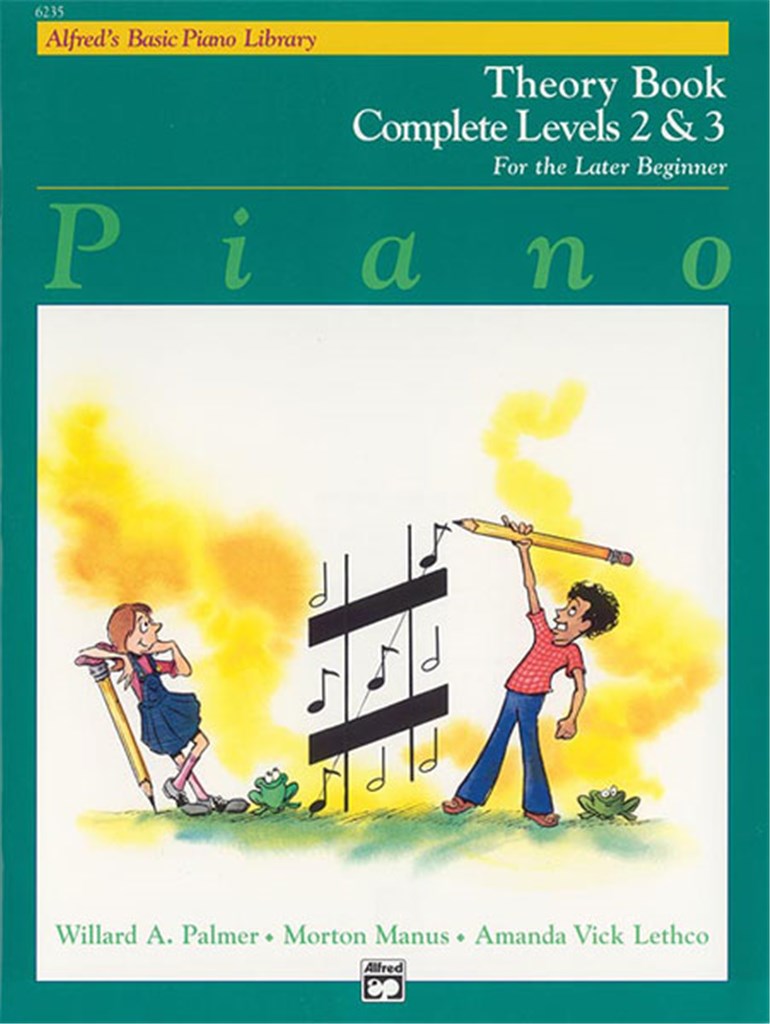 Alfred's Basic Piano Library Theory Book 2-3