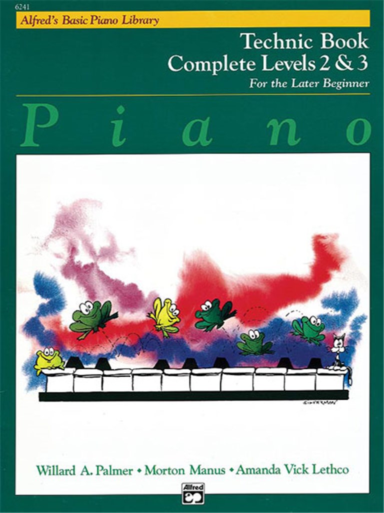 Alfred's Basic Piano Library Technic Book 2-3