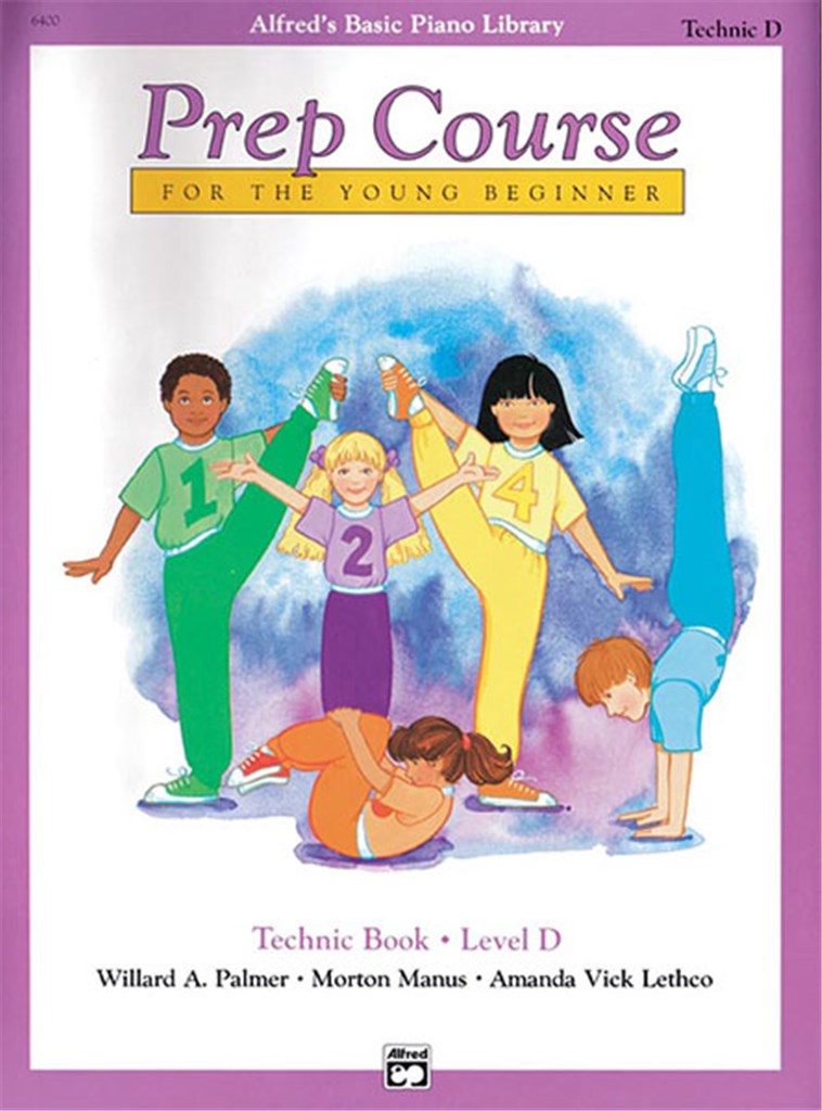Basic Piano Library Prep Course Technic Book D