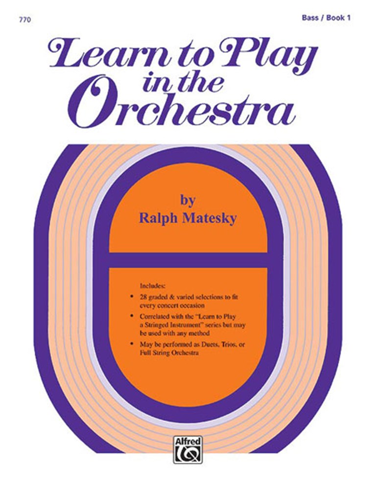 Learn to Play in the Orchestra, Book 1