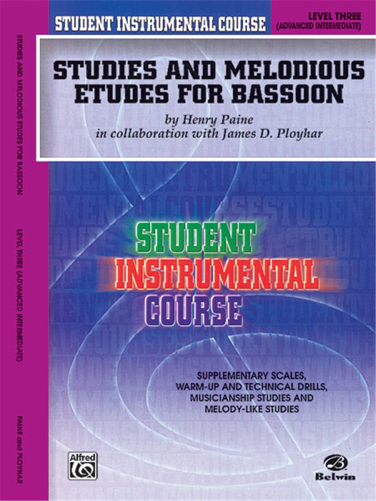 Studies and Melodious Etudes for Bassoon, Lev III