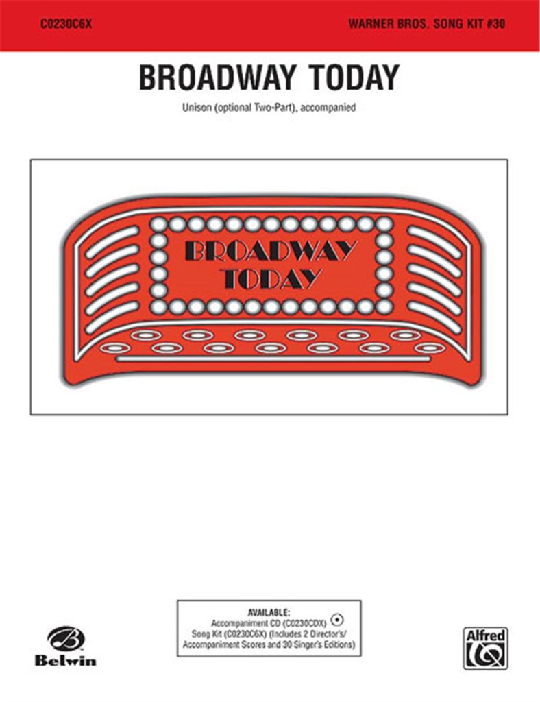 Broadway Today: Song Kit #30