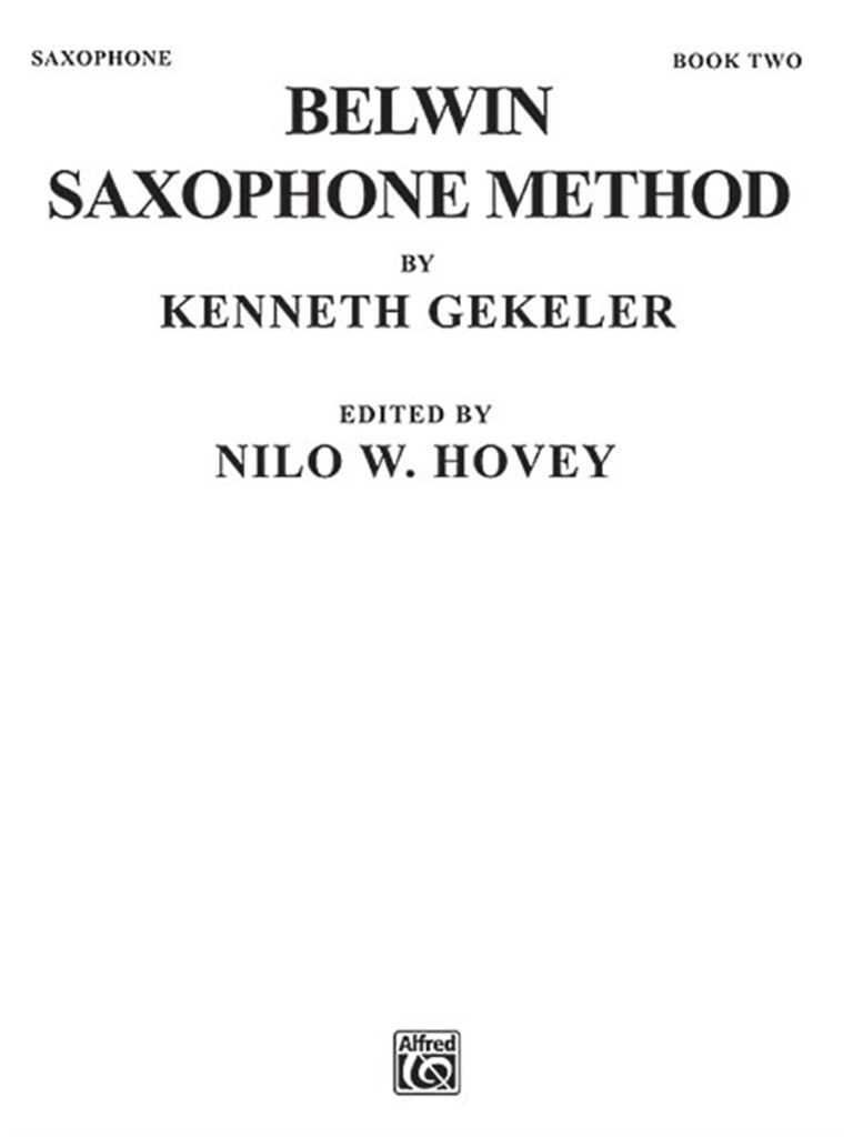 Belwin Saxophone Method, Book II